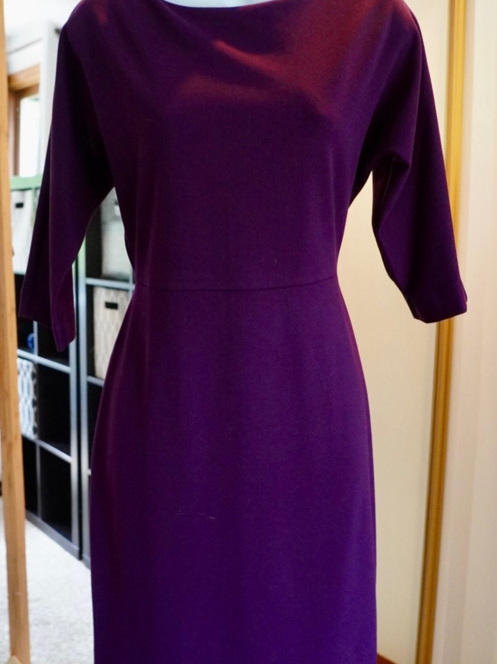 Calvin Klein Deep Purple Midi Dress